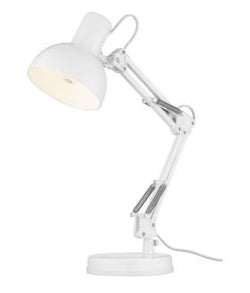 Europa OR Casey White Desk Lamp