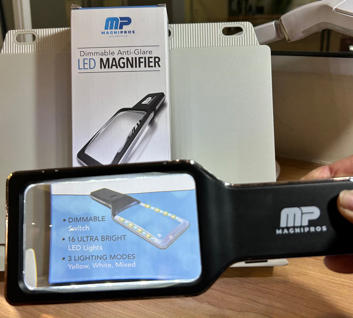 4X LED Premium Hand Held Magnifier