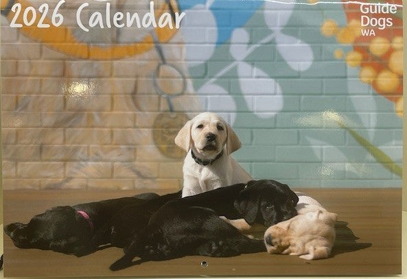 Guide Dogs WA 2026 Calendar