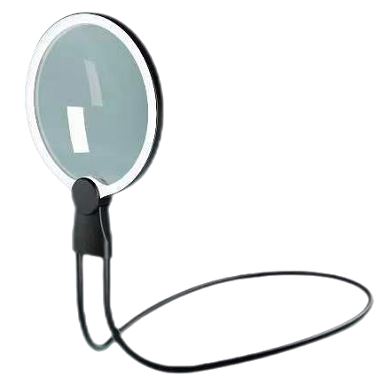 2X Hands Free Magnifier WITH LIGHT (Chest Magnifier)