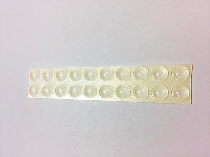 Small Clear Bumpons Pack of 20
