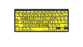 MACBOOK Skin Black on Yellow