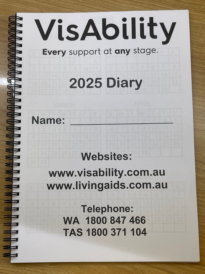 2025 Large Print Diary