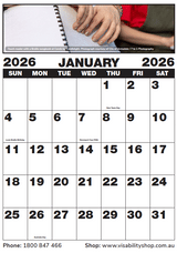 2026 Large Print Calendar