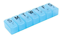 7 days Pill Box with Braille