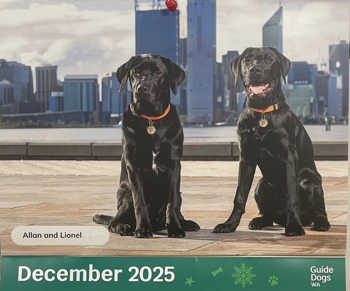 Guide Dogs WA 2025 Calendar