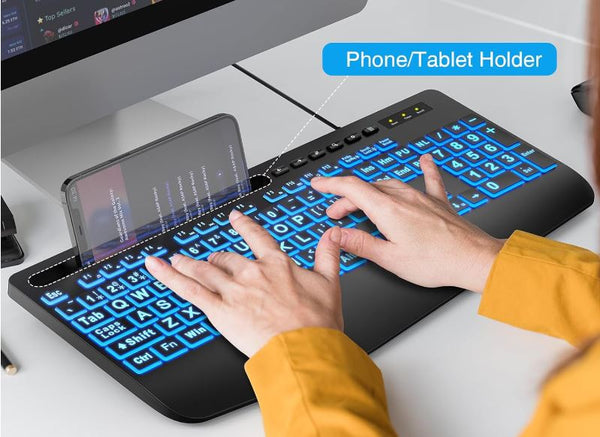 Large Print Backlit Keyboard