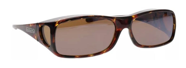 Large - PPP Lens - ARIA Tortoiseshell Fitover - Amber Lens (Sunglasses)