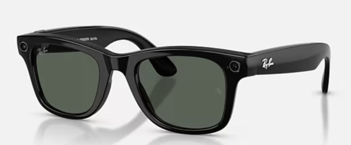 SMALL WAYFARER Frame RAY-BAN META Glasses - Transitions lens Green