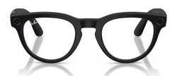 SMALL Black HEADLINER  Frame RAY-BAN META Glasses - Clear lens