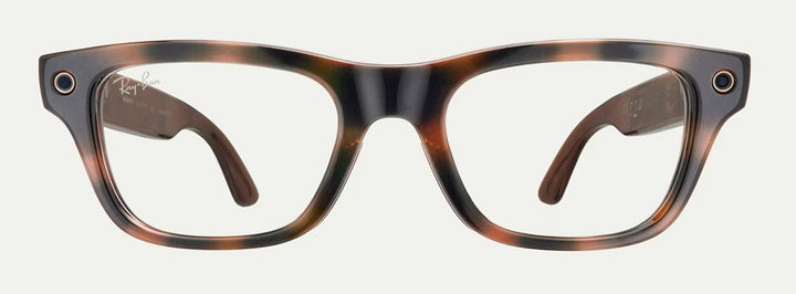 SMALL Havana BLAYZER Frame RAY-BAN META Glasses - Demo lens