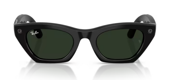 G3 - XSMALL Shine BK Zena Frame RAY-BAN META AI - Transitions lens Green