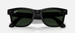 G3 - SMALL Matte BK WAYFARER Frame RAY-BAN META AI - Transitions lens Green