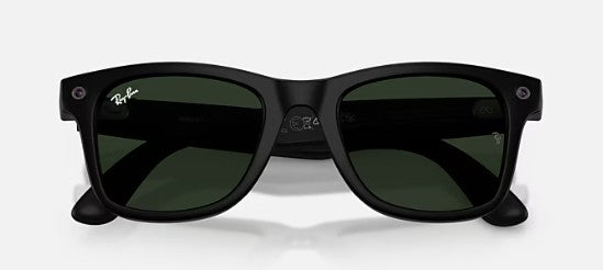 G3 - SMALL Matte BK WAYFARER Frame RAY-BAN META AI - Transitions lens Green