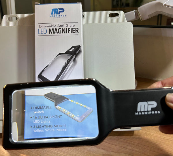 4X LED Premium Hand Held Magnifier