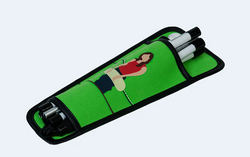 Cane Holster, Green W/Skateboarder