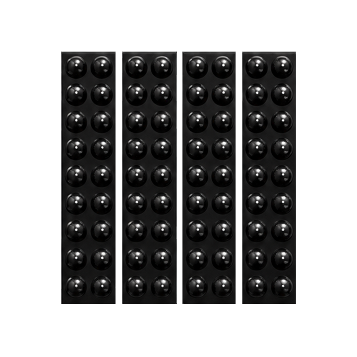 TINY Round Black Tactile Bump On D5mm X H2mm (20 PACK)