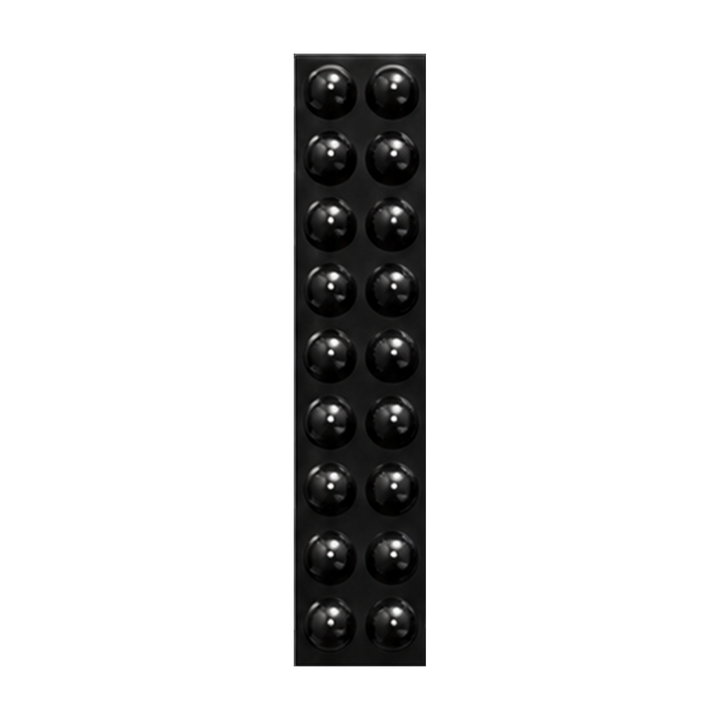 Round Black Tactile Bump On  D10.5mm X H4mm (20 PACK)