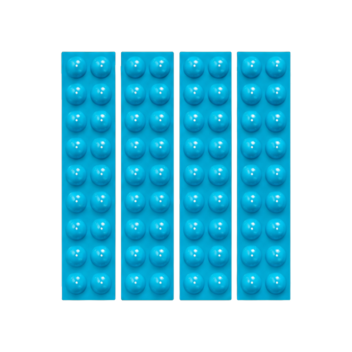 Round Blue Tactile Bump On D9.5mm X H3.7mm (20 PACK)