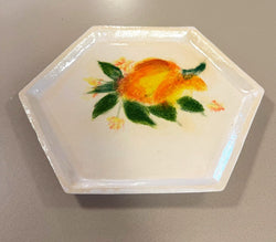 Citrus Blossom Ceramic Plate