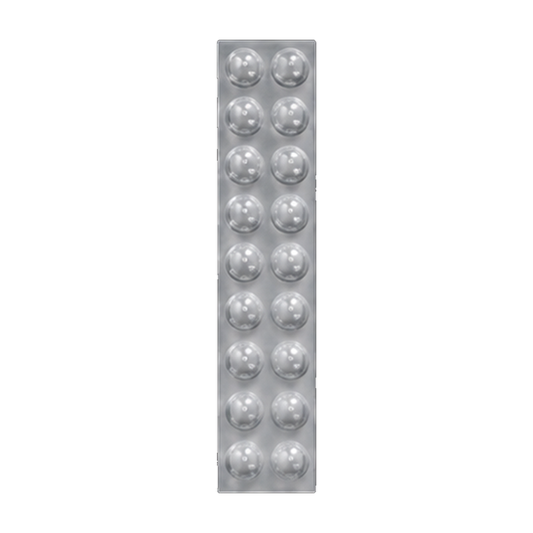 Round Clear - Tactile Bump On  D10.5mm X H4mm(20 PACK)