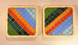Coasters set of 2 - Mosaic