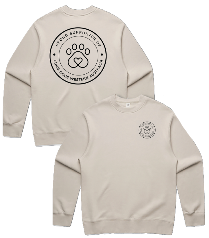 XL - Guide Dogs WA - Relax Crew Neck Jumper