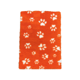 50X70cm - Orange with White Paws Pet Mat/Bed