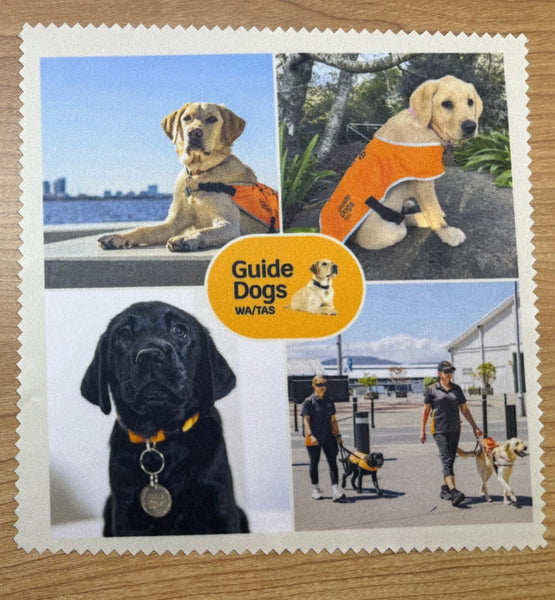 Guide Dogs WA/TAS Lens cleaning cloth