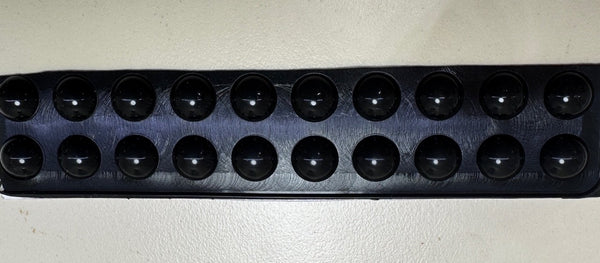 Round Black Tactile Bump On  D10.5mm X H4mm (20 PACK)