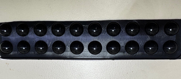 Round Black Tactile Bump On  D10.5mm X H4mm (20 PACK)