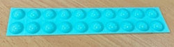 Round Blue Tactile Bump On D9.5mm X H3.7mm (20 PACK)