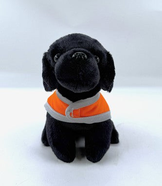 TAS Monty - Black Guide Dog Plush Toy