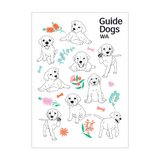 HAND TOWEL - Guide Dogs WA - Puppy Dogs