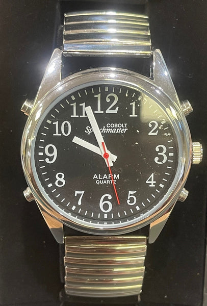 42mm Silver Talking Large Faced Watch