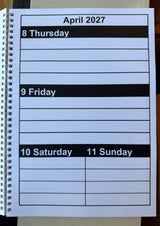 2027 Large Print Diary