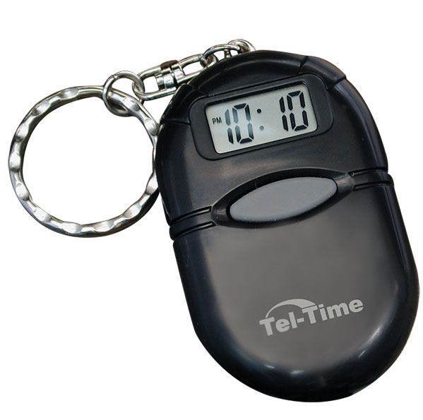 Oval Talking Keychain clock 
(Keyring)