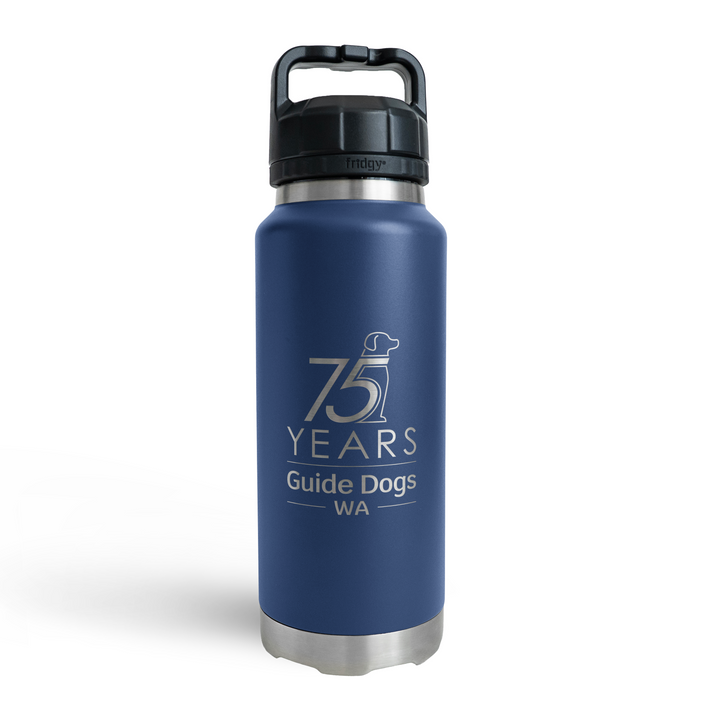 Fridgy 1080ml Drink Bottle - Navy