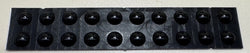 TINY Round Black Tactile Bump On D5mm X H2mm (20 PACK)