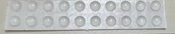 TINY Round Clear Tactile Bump On D5mm X H2mm (20 PACK)