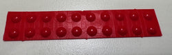 TINY Round Red Tactile Bump On D5mm X H2mm  (20 PACK)