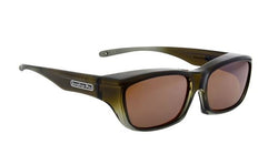 Small - Choopa Olive Charcoal Fitover - Amber lens (Sunglasses)