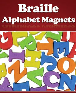 Braille Alphabet Magnets- 26 Upper Case Letters