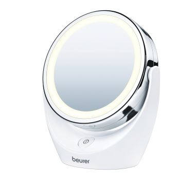 Cordless LED vanity mirror 5X