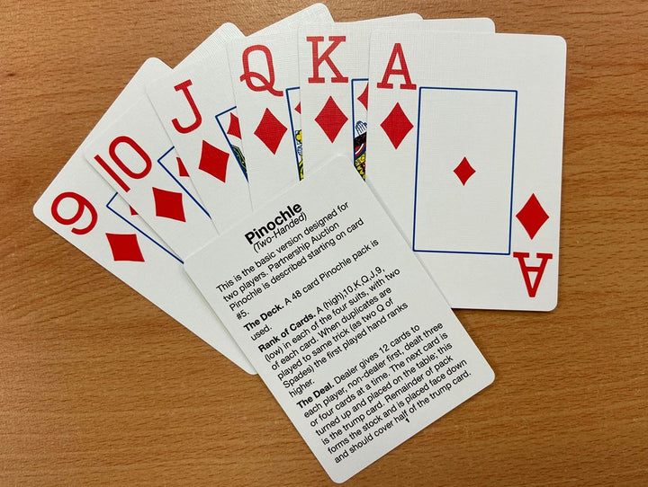 Pinochle game Playing Cards Bicycle (Jumbo) – VisAbility Ltd