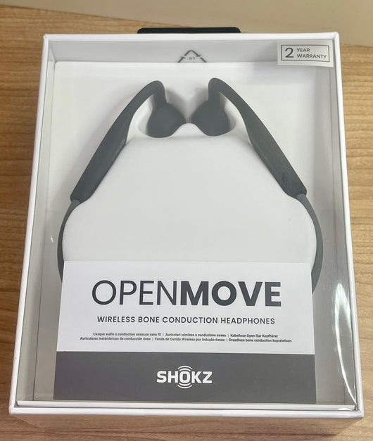Shokz OpenMove Wireless Bluetooth Headphones Grey