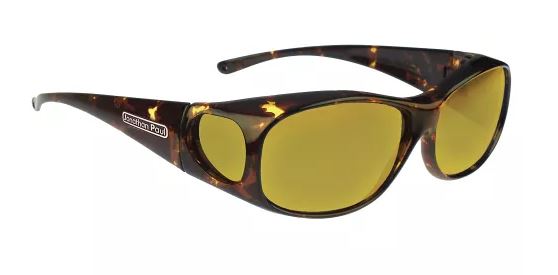 Medium - PPP lens - Element Tortoiseshell Fitover - Yellow Lens (Sunglasses)