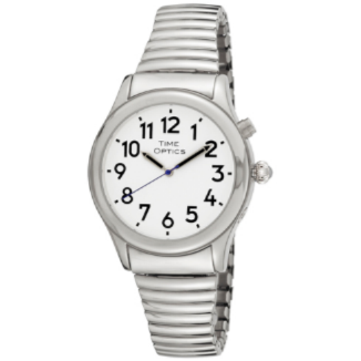 Time Optics Gents Watch Silver Exp