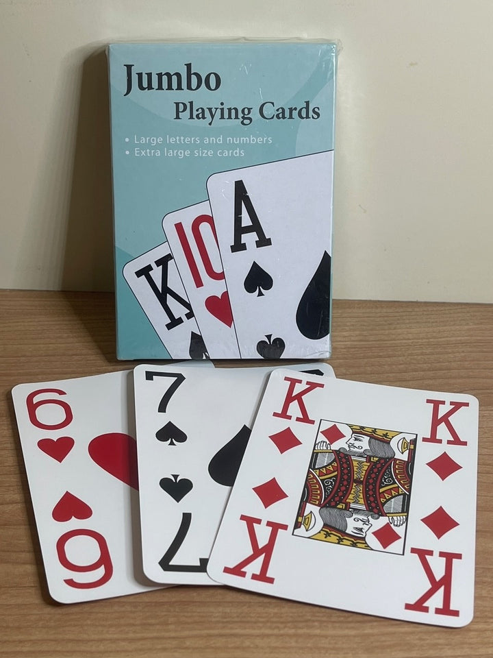 Playing Cards Giant Size Cards (9cm X 13 cm)