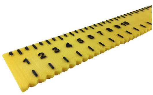 RNIB tactile yellow ruler 30cm